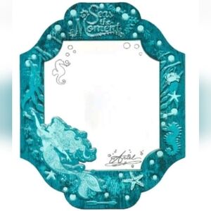 New Disney Parks Ariel Little Mermaid Mirror Teal And Aqua